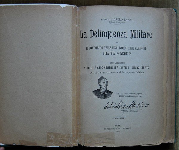LA DELINQUENZA MILITARE ED IL CONTRIBUTO DELLE LEGGI BIOLOGICHE E …