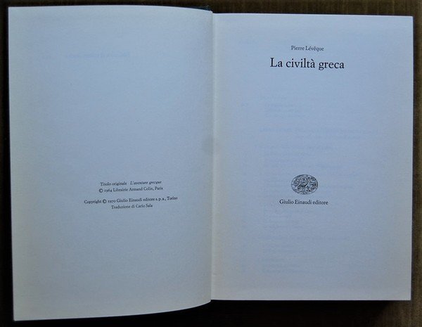 LA CIVILTA' GRECA.