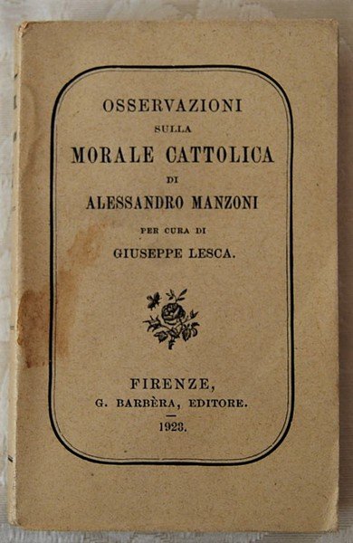 OSSERVAZIONI SULLA MORALE CATTOLICA.