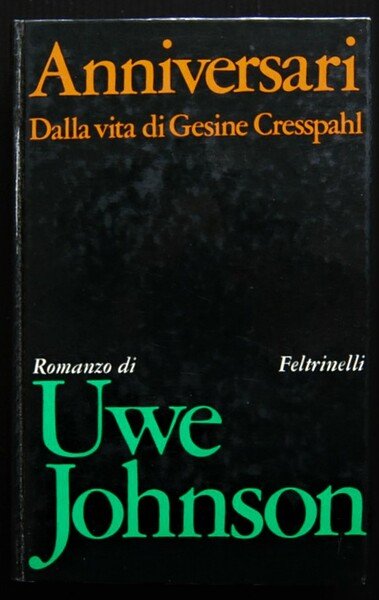 ANNIVERSARI. DALLA VITA DI GESINE CRESSPAHL.