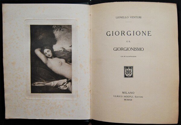 GIORGIONE E IL GIORGIONISMO.