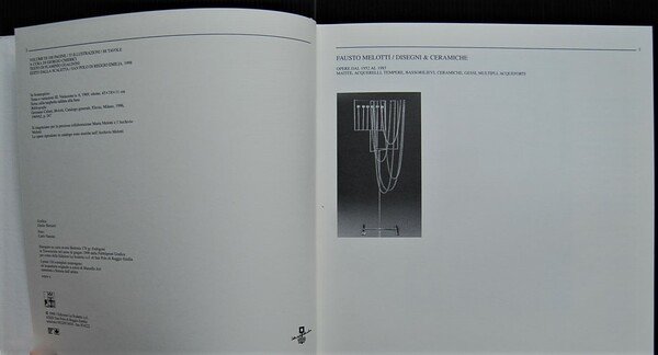 FAUSTO MELOTTI. DISEGNI E CERAMICHE. OPERE DAL 1952 AL 1985.