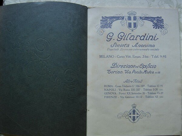 GIOVANNI GILARDINI. STAGIONE 1911 1912. | Immagine Gallery 1