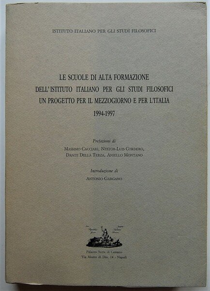 LE SCUOLE DI ALTA FORMAZIONE DELL'ISTITUTO ITALIANO PER GLI STUDI …