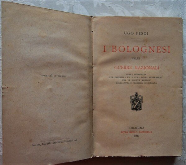 I BOLOGNESI NELLE GUERRE NAZIONALI.