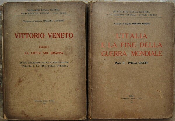 VITTORIO VENETO. PARTE I: LA LOTTA SUL GRAPPA. (SUNTO ESTRATTO DALLA PUBBLICAZIONE: L'ITALIA E LA FINE DELLA GUERRA. L'ITALIA E LA FINE DELLA GUERRA MONDIALE. PARTE II: VILLA GIUSTI.