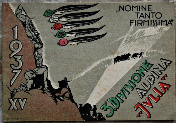 TERZA DIVISIONE ALPINA JULIA. CALENDARIO 1937.