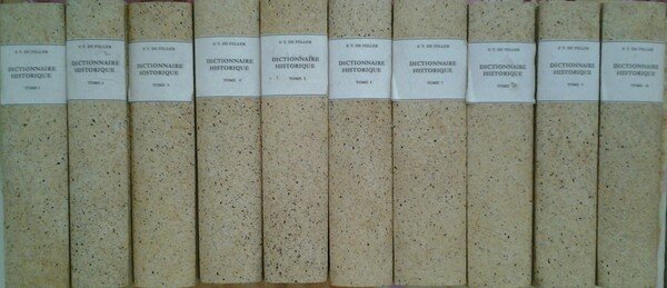 DICTIONNAIRE HISTORIQUE. - OU HISTOIRE ABREGEE DES HOMMES QUI SE …