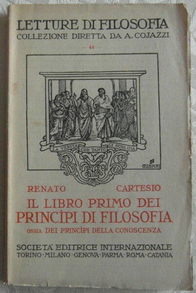IL LIBRO PRIMO DEI PRICIPI DI FILOSOFIA OSSIA DEI PRINCIPI …