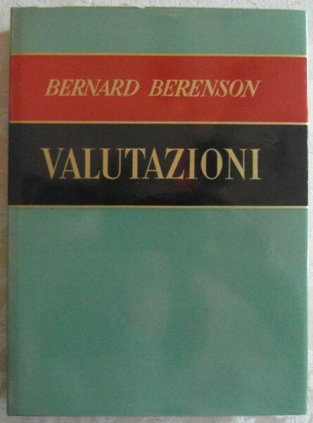 VALUTAZIONI. 1945-1956.