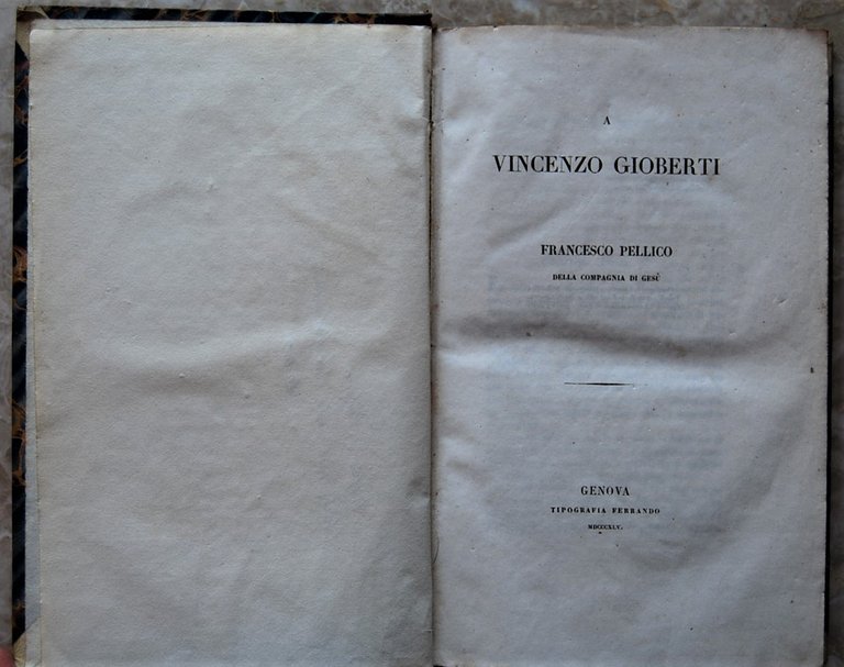 A VINCENZO GIOBERTI.