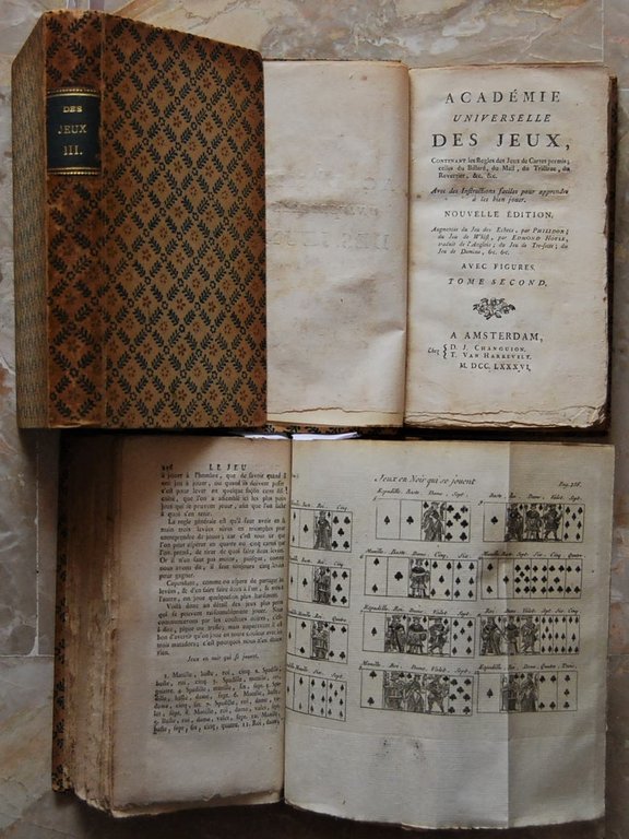 ACADEMIE UNIVERSELLE DES JEUX, CONTENANT LES REGLES DES JEUX DE …