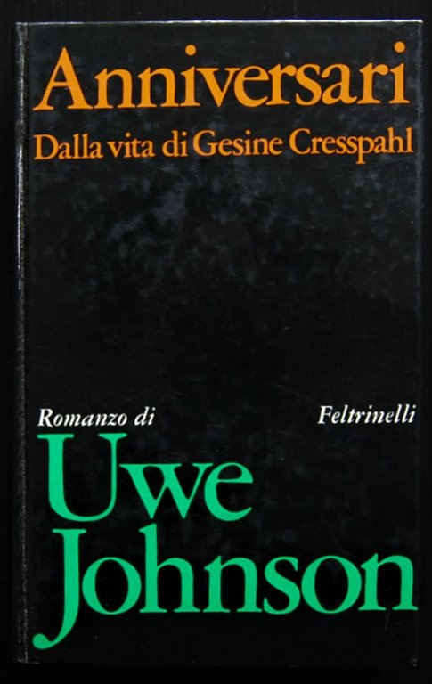 ANNIVERSARI. DALLA VITA DI GESINE CRESSPAHL.