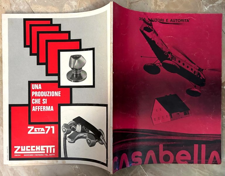 CASABELLA. RIVISTA DI URBANISTICA, ARCHITETTURA E DISEGNO INDUSTRIALE. NUMERO 356. 1971.