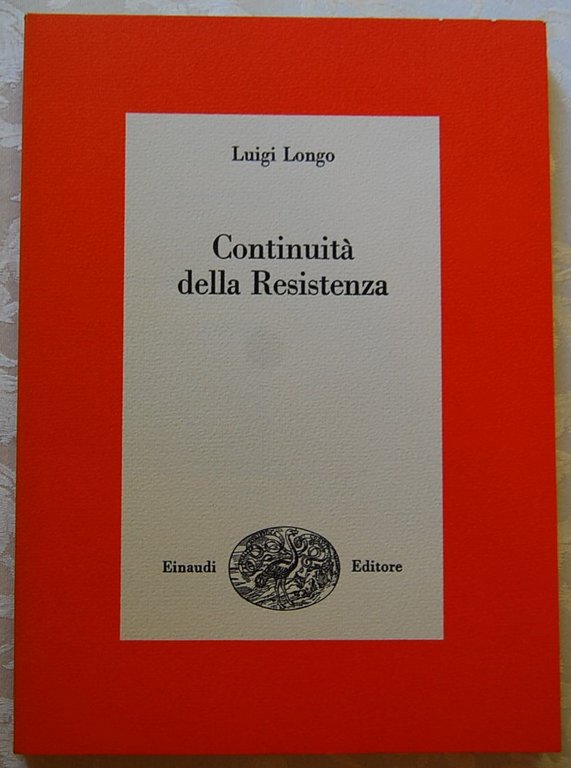 CONTINUITA' DELLA RESISTENZA.