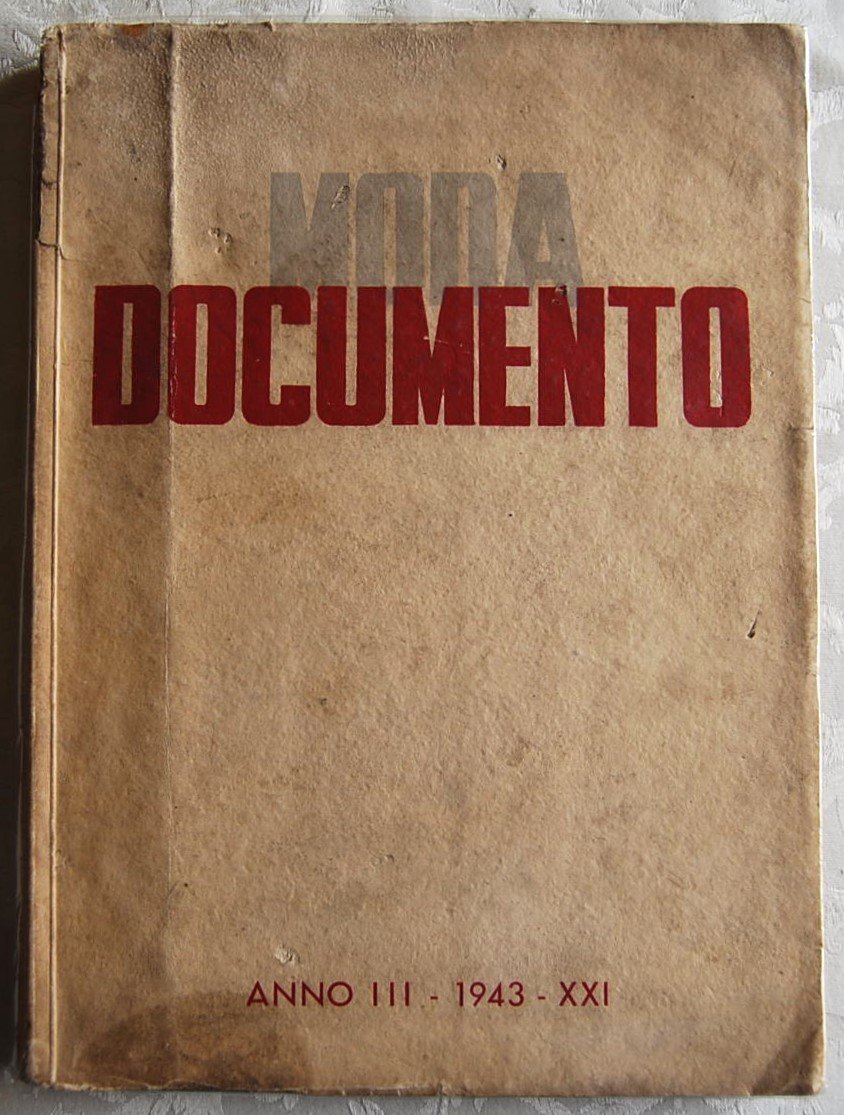 DOCUMENTO MODA. ANNO III. ESTATE 1943.