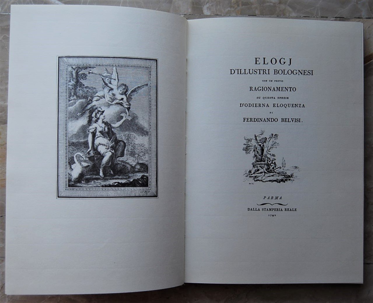 ELOGJ D'ILLUSTRI BOLOGNESI CON UN PREVIO RAGIONAMENTO SU QUESTA SPEZIE …