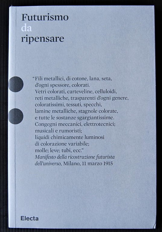FUTURISMO DA RIPENSARE.
