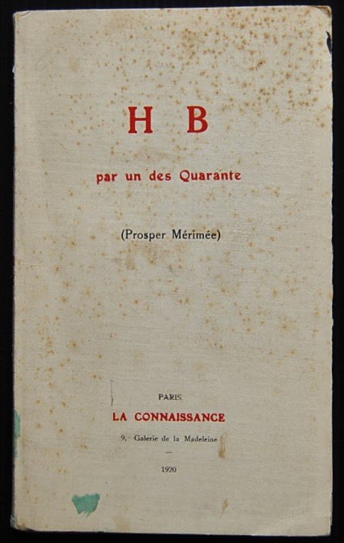 H B. PAR UN DES QUARANTE.
