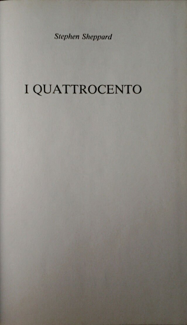 I QUATTROCENTO