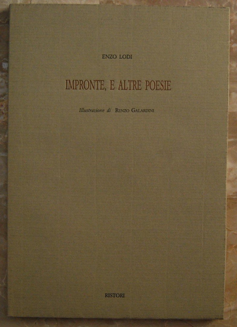 IMPRONTE E ALTRE POESIE.