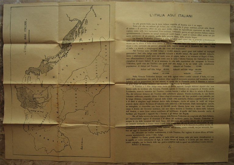 L'ITALIA AGLI ITALIANI.