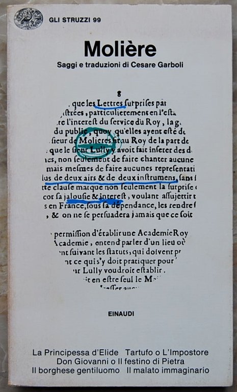 LA PRINCIPESSA D'ELIDE. TARTUFO O L'IMPOSTORE. DON GIOVANNI O IL …