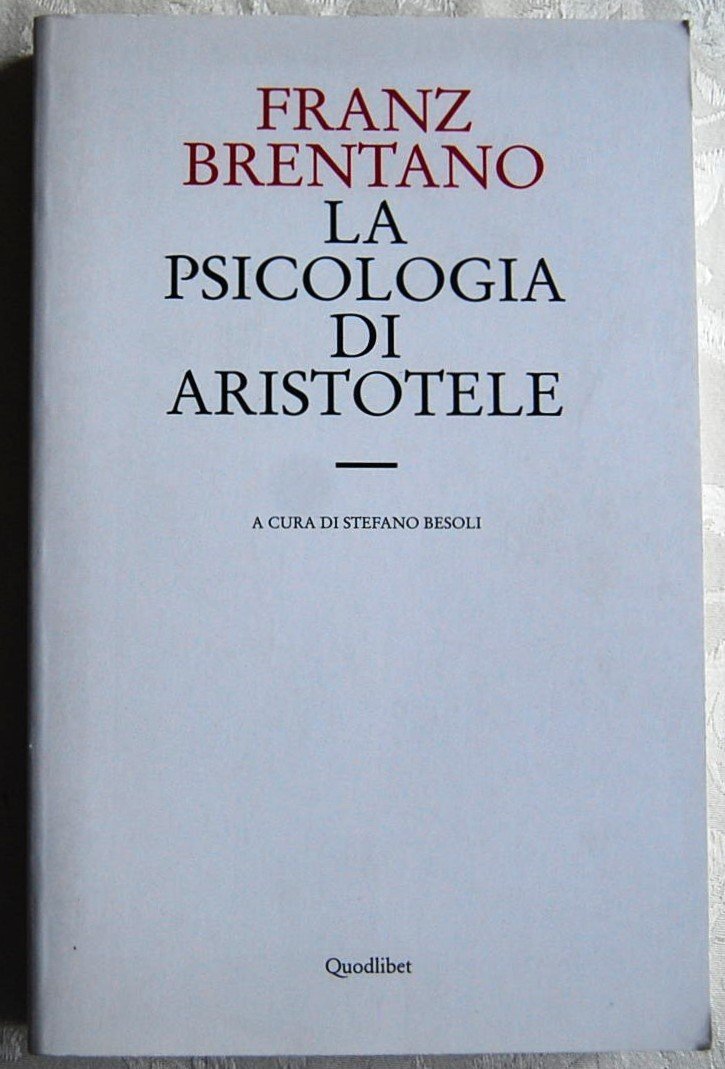 LA PSICOLOGIA DI ARISTOTELE.