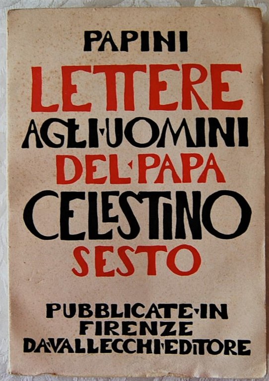 LETTERE AGLI UOMINI DI PAPA CELESTINO VI.