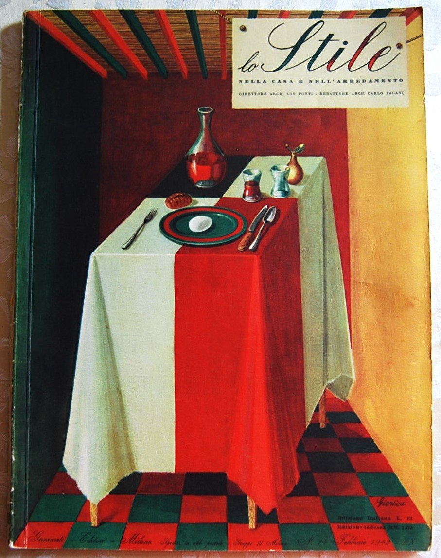 LO STILE NELLA CASA E NELL'ARREDAMENTO. NUMERO 14 FEBBRAIO 1942.