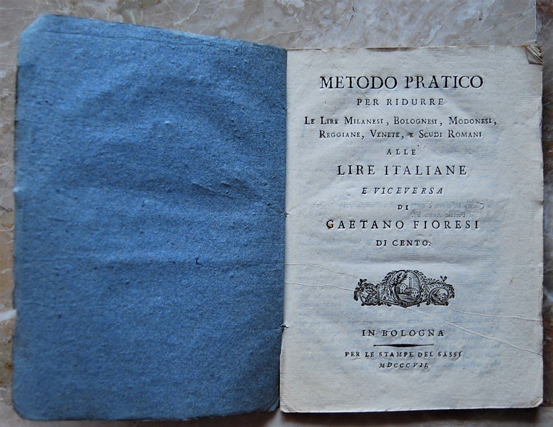 METODO PRATICO PER RIDURRE LE LIRE MILANESI, BOLOGNESI, MODONESI, REGGIANE, …