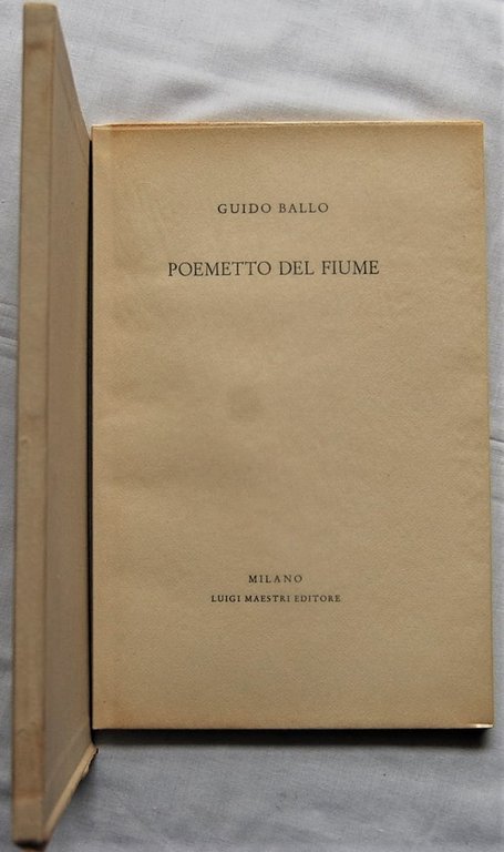 POEMETTO DEL FIUME.