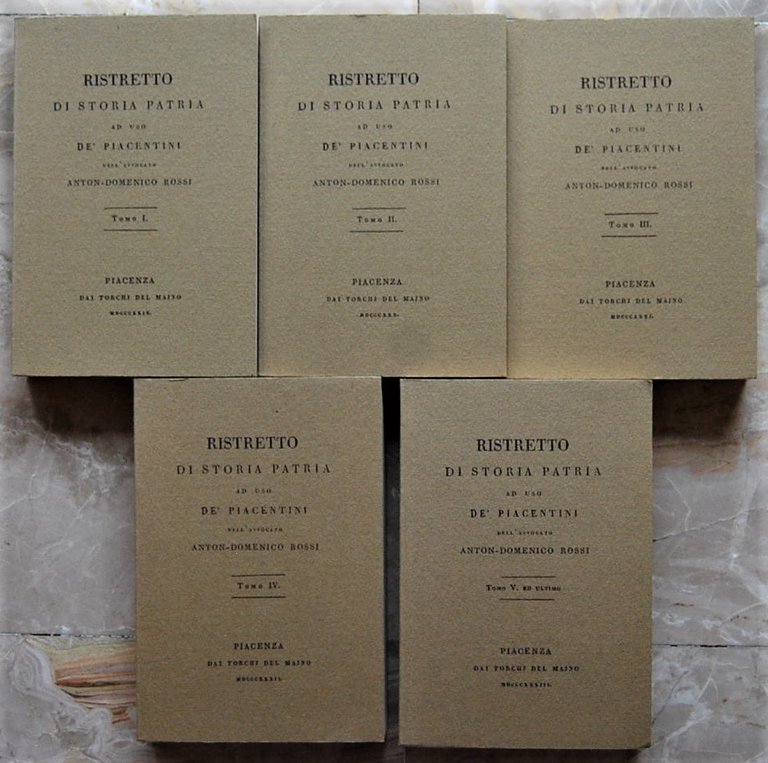 RISTRETTO DI STORIA PATRIA AD USO DE' PIACENTINI.