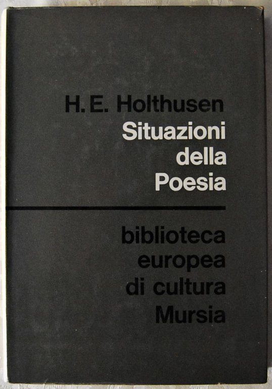 SITUAZIONI DELLA POESIA.