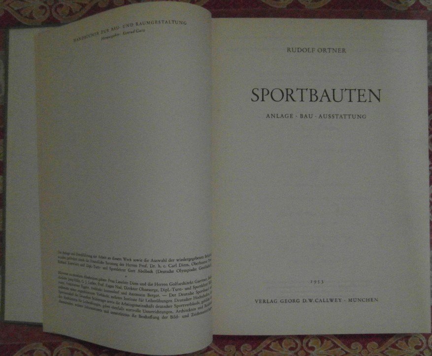 SPORTBAUTEN. ANLAGE, BAU, AUSSTATTUNG.