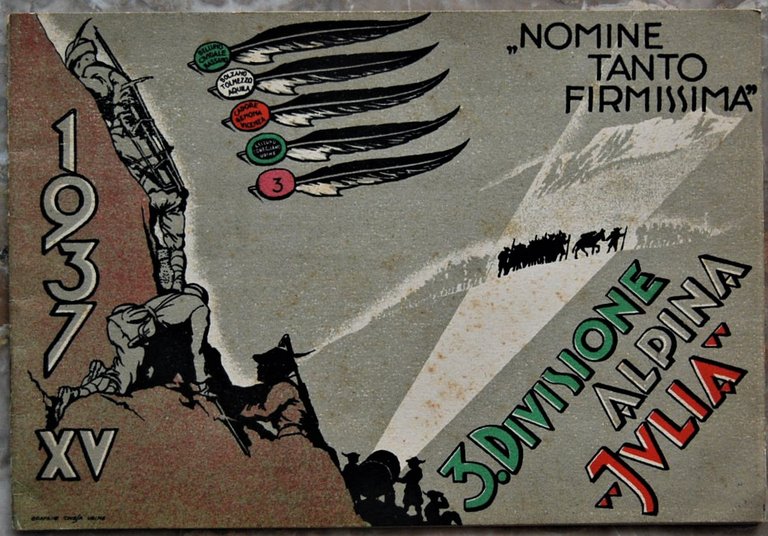 TERZA DIVISIONE ALPINA JULIA. CALENDARIO 1937.