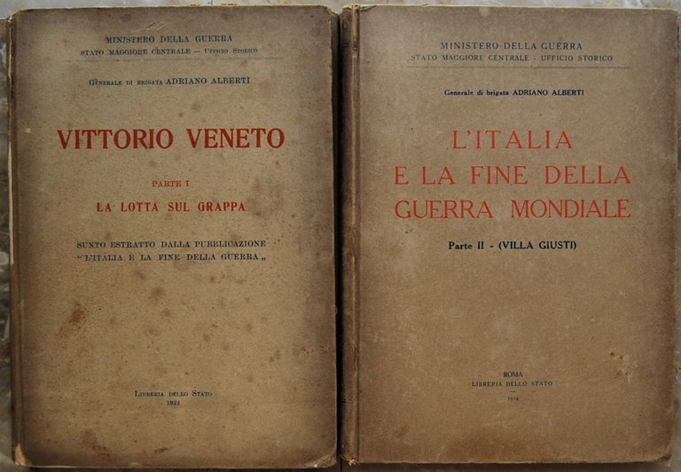 VITTORIO VENETO. PARTE I: LA LOTTA SUL GRAPPA. (SUNTO ESTRATTO …