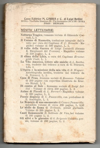 LE PARABOLE di GABRIELE D'ANNUNZIO