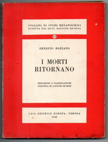 I MORTI RITORNANO (per la soluzione deldibattito sui casi d'identificazione …