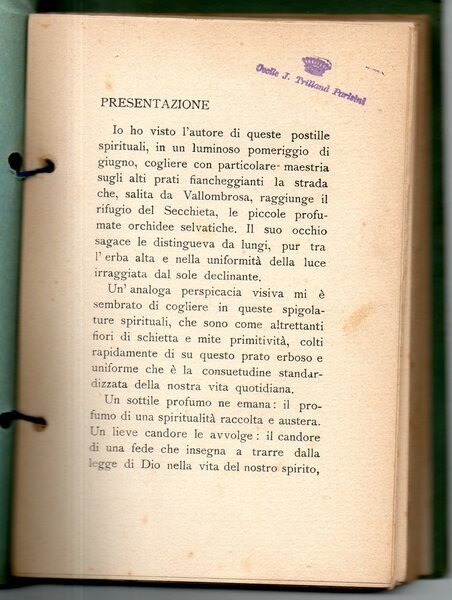 FRAMMENTI DI UN BREVIARIO SPIRITUALE