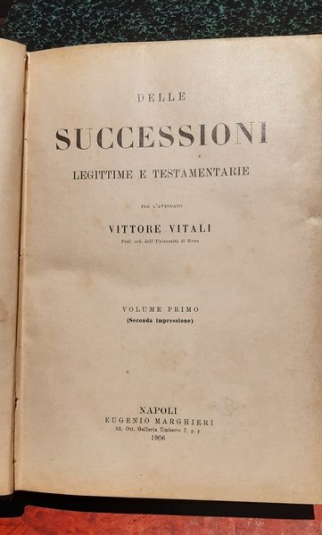 DELLE SUCCESSIONI