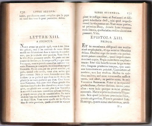 Lettres De Pline Le Jeune En Latin et En Français …