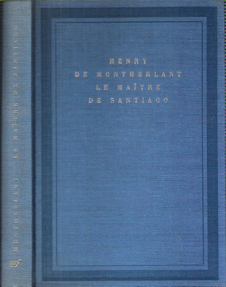 Le Maître de Santiago trois actes