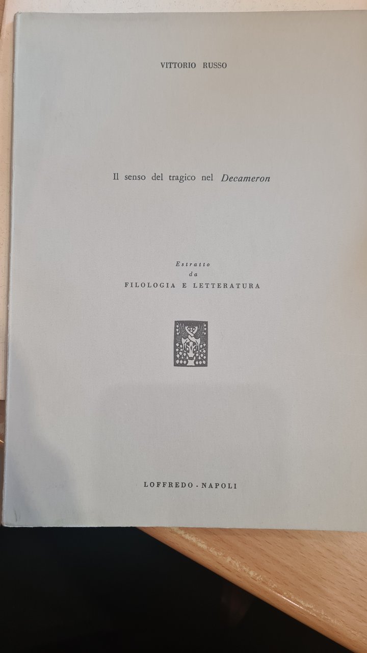 Il senso del tragico nel Decameron