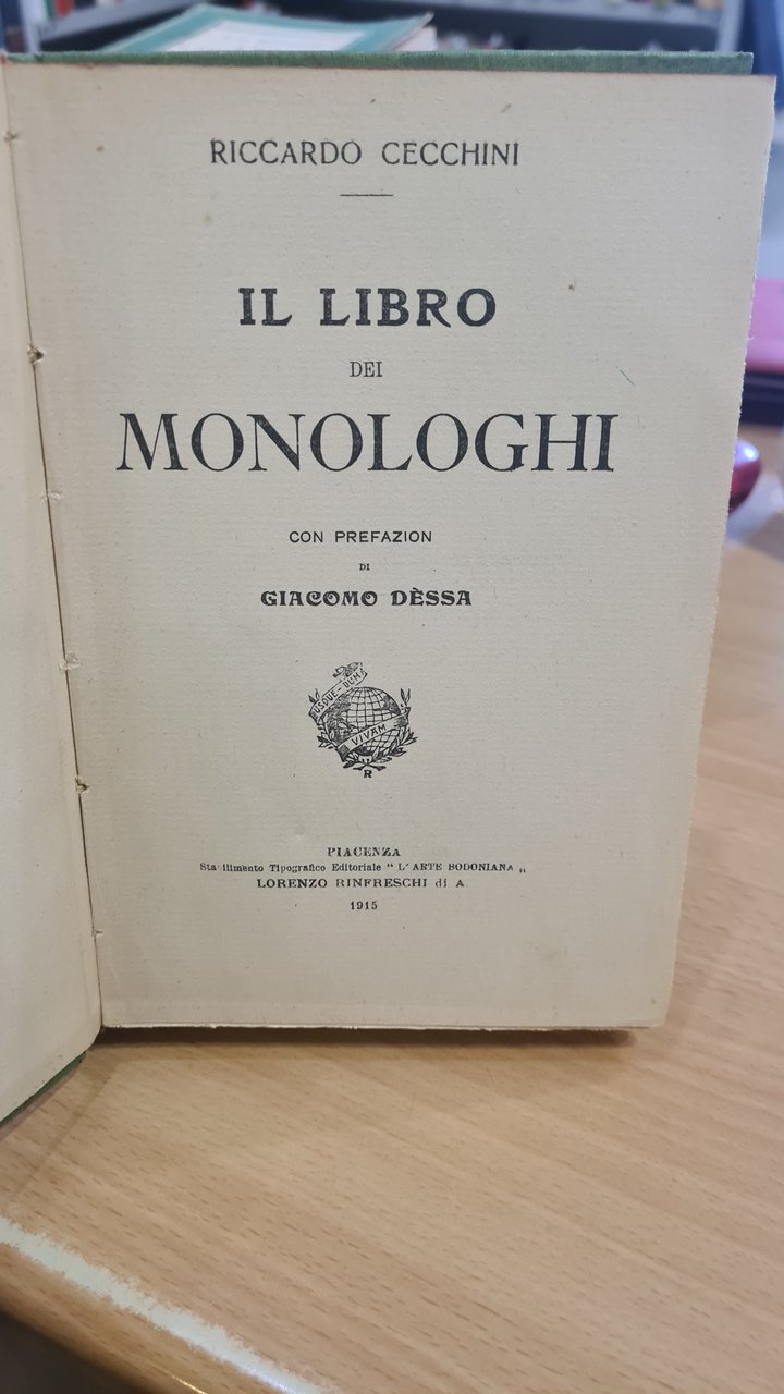 Il libro dei monologhi