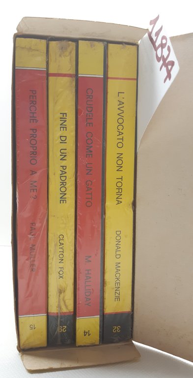 Quattro gialli Longanesi Delitti quasi perfetti 1970