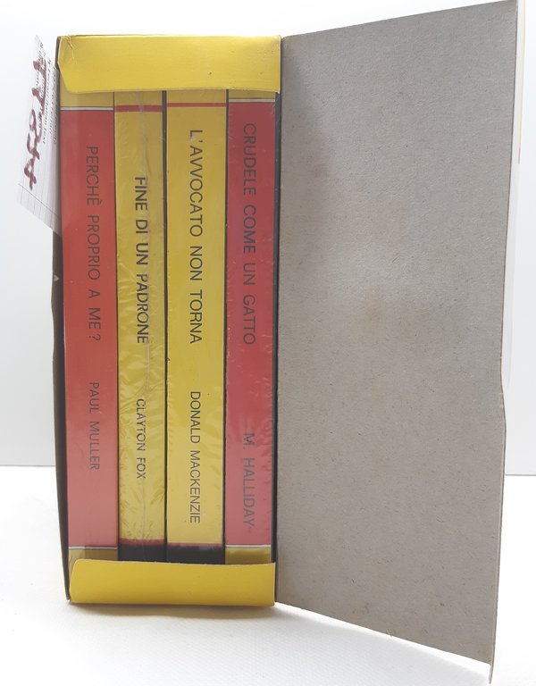 Quattro gialli Longanesi Delitti quasi perfetti 1970