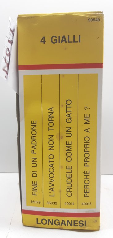 Quattro gialli Longanesi Delitti quasi perfetti 1970