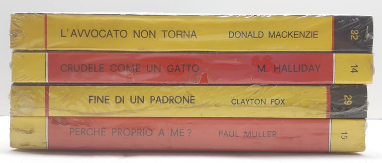 Quattro gialli Longanesi Delitti quasi perfetti 1970