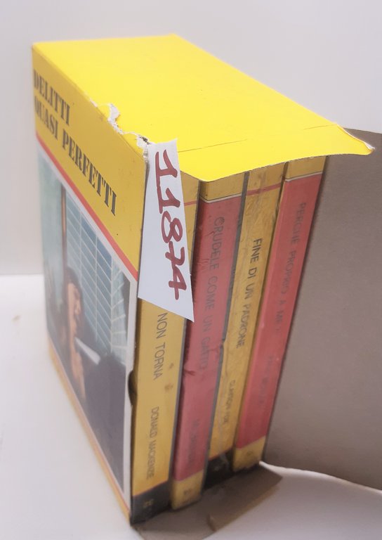 Quattro gialli Longanesi Delitti quasi perfetti 1970